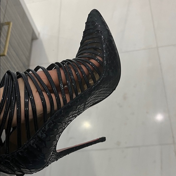 Christian Louboutin Shoes - Christian Louboutin Black Strappy Heels